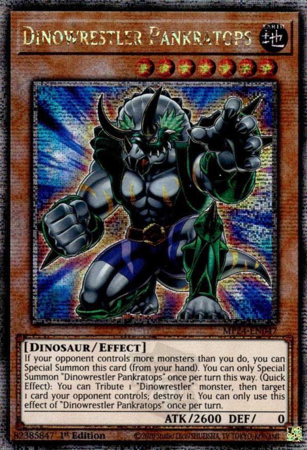 Dinowrestler Pankratops [MP24-EN047] Quarter Century Secret Rare Cheap