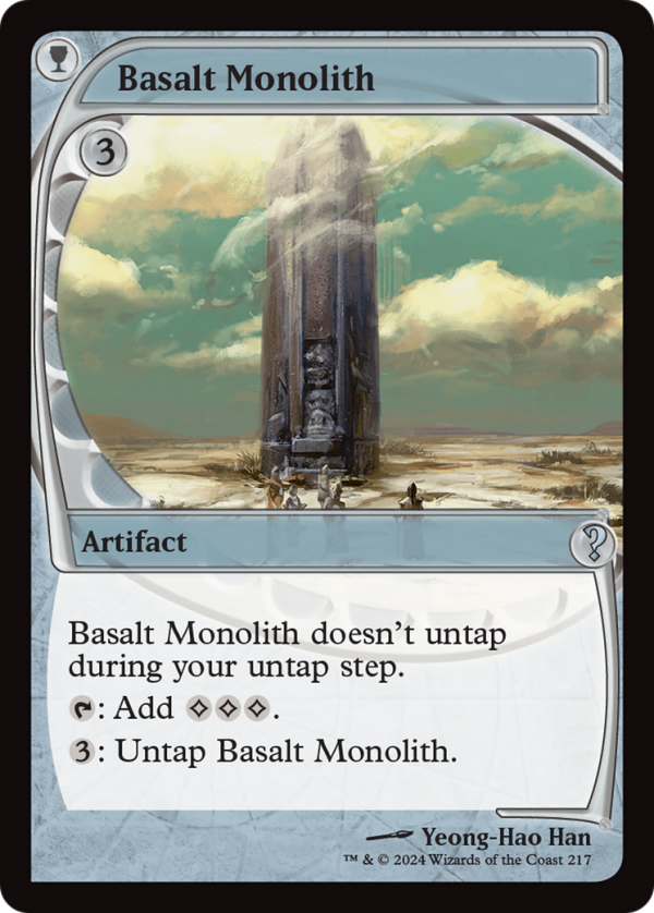 Basalt Monolith (Future Sight) [Mystery Booster 2] Sale